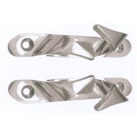 Fairleads - Cast Stainless Steel (316 Grade) - 120mm long. Sold as a Pair