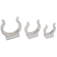 Tube Holders - 25mm White