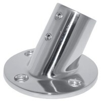 Guardrail Fittings - 60° Base - 70mm dia - 22mm (7/8")