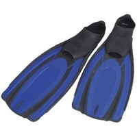 Blue Diving Fins Size L - Mens Size 9.5 / Womens Size 12