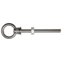 Eye Bolts with Cast Eye Nut  - 8mm 80L 21mm Eye 1800kg B.S.