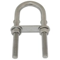 U-Bolts - Stainless Steel (304 Grade) - M-12 x 150mm Long. Thread Length 60mm