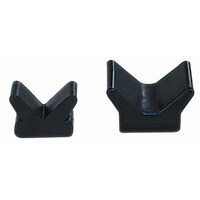 Bow Chocks - Black Base 100mm Wide