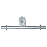 Wobble Roller Stems & Brackets - Double Roller Arm with U-Bracket 40x40mm