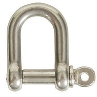 Stainless Steel Shackles - Dia 5mm SWL 250kg - Throat 18mm