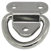 Eye Plate Hinged Recessed Stainless Steel (304 Grade) - 8mm