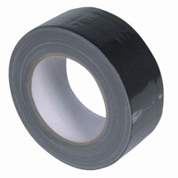 Budget 48mm Black Cloth Tape - 25m Roll