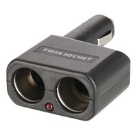 Cigarette Lighter Adaptor with Twin Socket