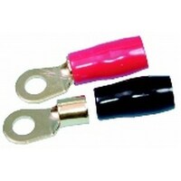 Large Eye Terminals 4GA Pack 1 Black 1 Red Pack