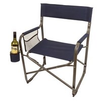 Blue Aluminium Directors Chair