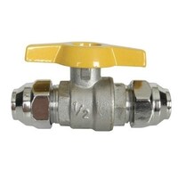 Gas Fittings - 3/8" BSP Flared Ball Valve