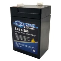 6.4V 4.5Ah Deep Cycle LiFePO4 Lead Acid Replacement