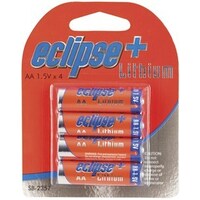 BATT LITHIUM AA 1.5V ECLIPSE PLUS PK4