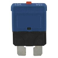 Standard Blade Circuit Breaker 15A - Manual Reset