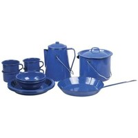 13 Piece Steel Enamelware Set