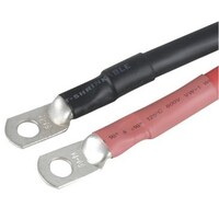 2 Gauge Tinned Battery Power Lead - Red - 450mm