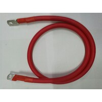 0 Gauge Tinned Battery Power Lead - Red - 1220mm