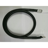 0 Gauge Tinned Battery Power Lead - Black - 1220mm