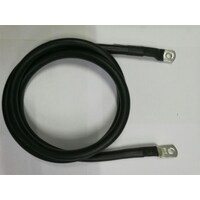 0 Gauge Tinned Battery Power Lead - Black - 1800mm