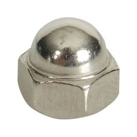 316 Two Piece Dome - Stainless Steel  - M6 - Pack of 4