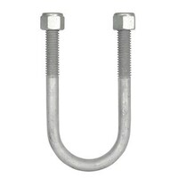 Galvanised Round U-Bolt 125x50mm