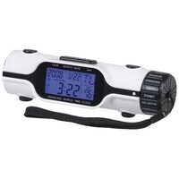 Travel World Time Alarm Clock with LED Torch